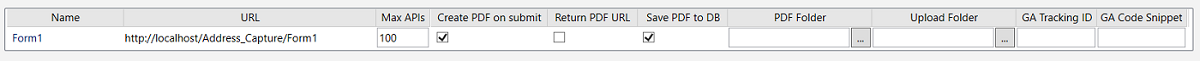 Picture showing the Save PDF to DB option.